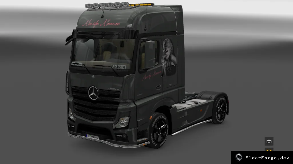 Обложка мода: Скин Marilyn Monroe для Mercedes‑Benz Actros MPIV – ETS2