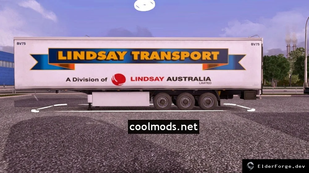 Обложка мода: Скин прицепа Lindsay Transport для Euro Truck Simulator 2 (ETS2)