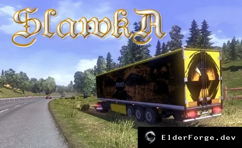 Обложка мода: Скин прицепа Stalker для Euro Truck Simulator 2 – новый фирменный дизайн
