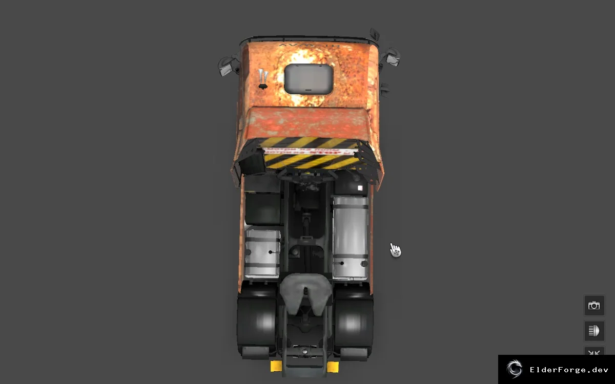 Обложка мода: Скин «Ржавчина» для IVECO Hi-Way в Euro Truck Simulator 2