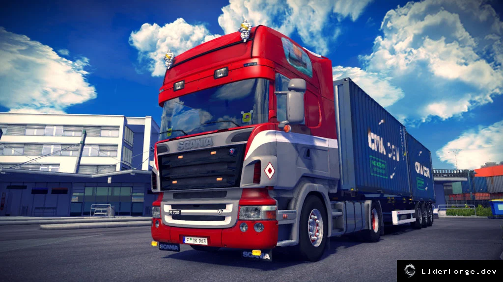 Обложка мода: Скин Scania 2008 Vaas для Euro Truck Simulator 2
