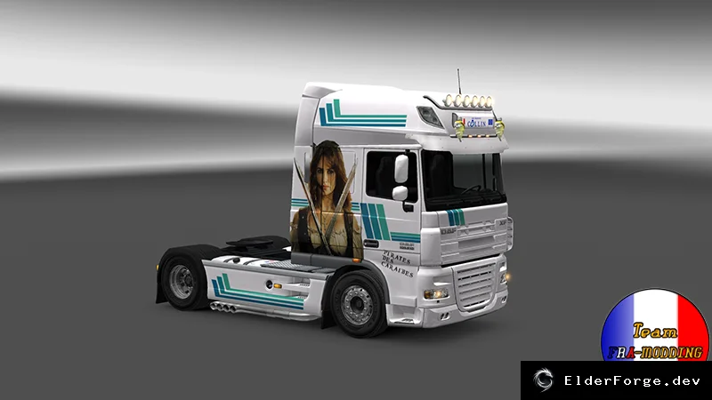 Обложка мода: Скин TPS Collin для DAF XF 105 V2 – 50Keda (ETS2)