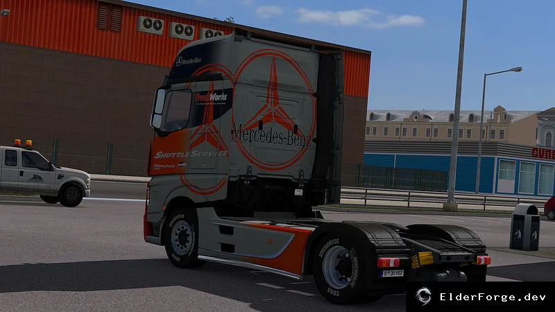 Обложка мода: Скин Truck Works для Scania MP4 в Euro Truck Simulator 2
