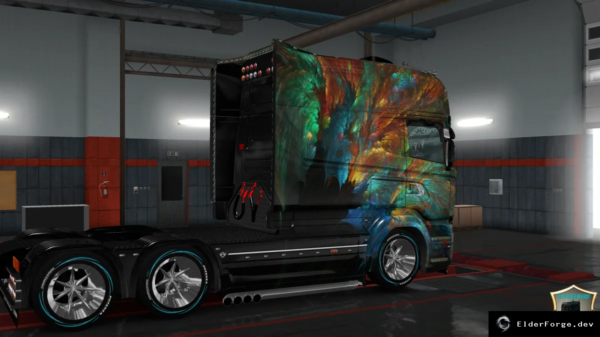 Обложка мода: Скин «Ветвь» для Scania RS Longline – Euro Truck Simulator 2