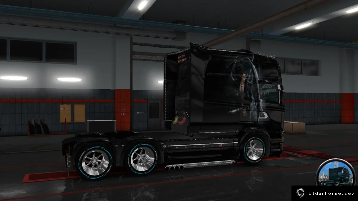 Обложка мода: Скин Voitelnicha v3 для Scania RS Longline – Euro Truck Simulator 2