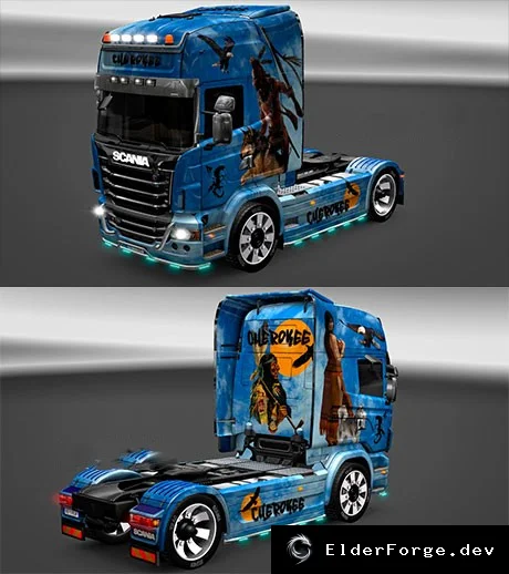 Обложка мода: Скинпак грузовиков и прицепов для Euro Truck Simulator 2 – разнообразные стили