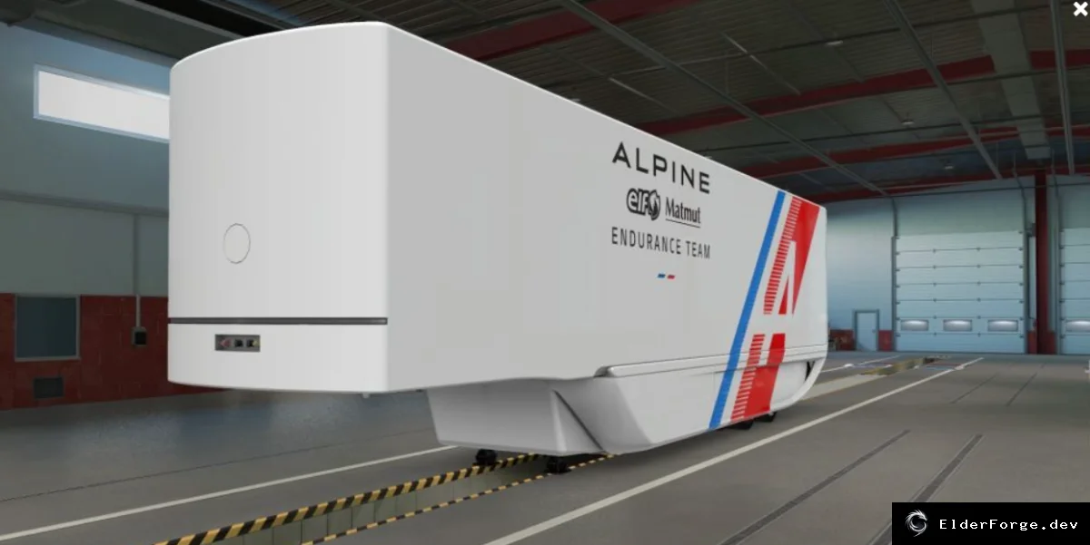 Обложка мода: Скин‑пак Signatech Alpine Matmut 2021 WEC для Euro Truck Simulator 2 (v1.0)