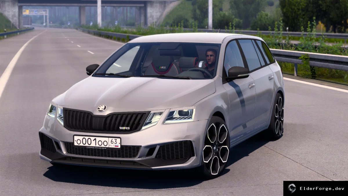 Обложка мода: Skoda Octavia Combi 1.6 TDI 2018 – новый автомобиль для Euro Truck Simulator 2