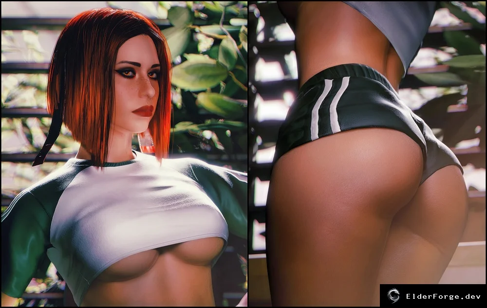 Обложка мода: Школьная форма для Cyberpunk 2077 – набор одежды для стандартного и EBBP тела