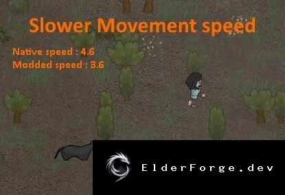 Slower Human Pawns – Замедление передвижения в RimWorld
