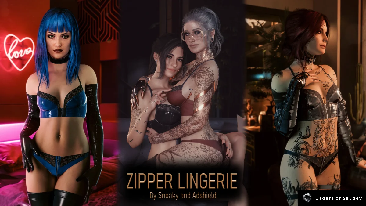 Обложка мода: SneakyBlackCat Boutique — виртуальный бутик одежды для Cyberpunk 2077
