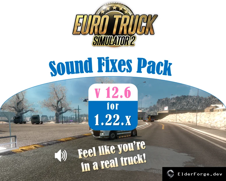 Обложка мода: Sound Fixes Pack + Hot Pursuit Sounds для Euro Truck Simulator 2 v12.6