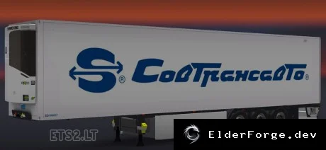 Обложка мода: СовТрансАвто – рефрижераторный тягач для Euro Truck Simulator 2