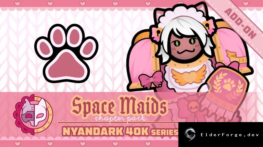 Обложка мода: Space Maids – пользовательский орден для RimDark 40k в RimWorld