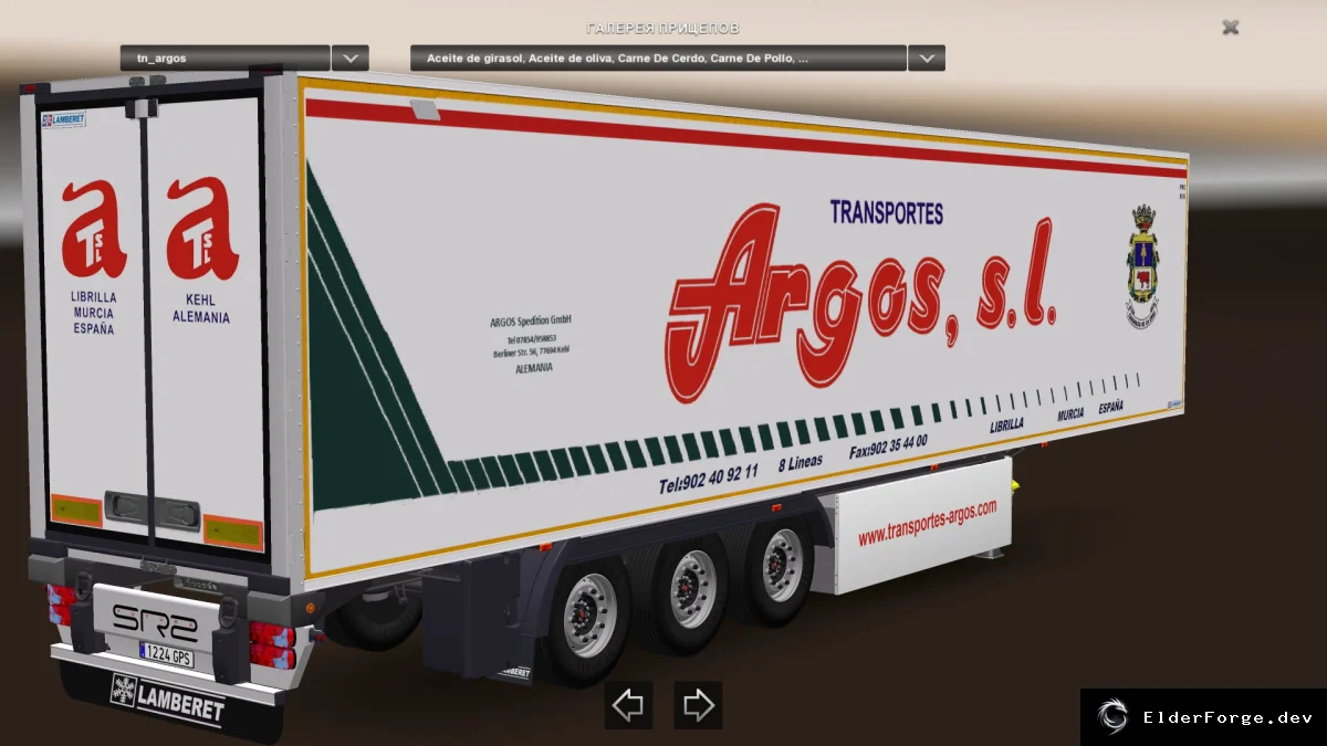 Обложка мода: Spain Trailer Pack – 18 новых рефрижераторных прицепов для ETS2
