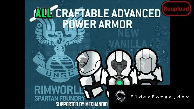 Spartan Foundry Armor Crafting для RimWorld – крафт всей брони