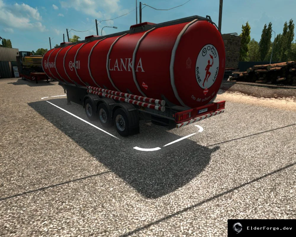 Обложка мода: SRI LANKA FUEL TRAILER – автономный прицеп для Euro Truck Simulator 2