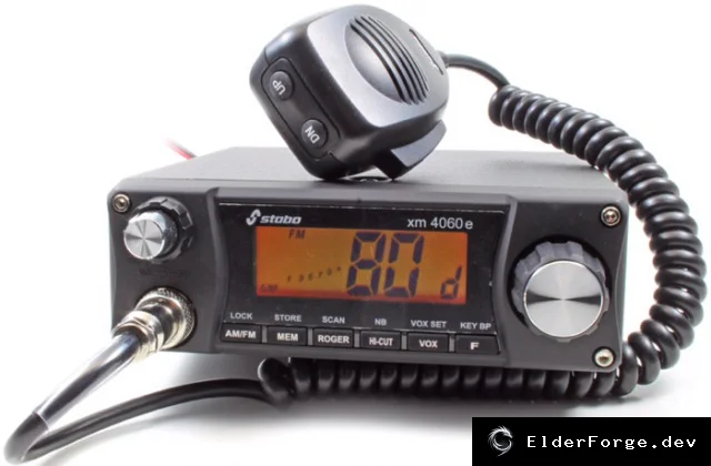 Обложка мода: Stabo XM4060E CB Radio для Euro Truck Simulator 2 – улучшенная 3D модель