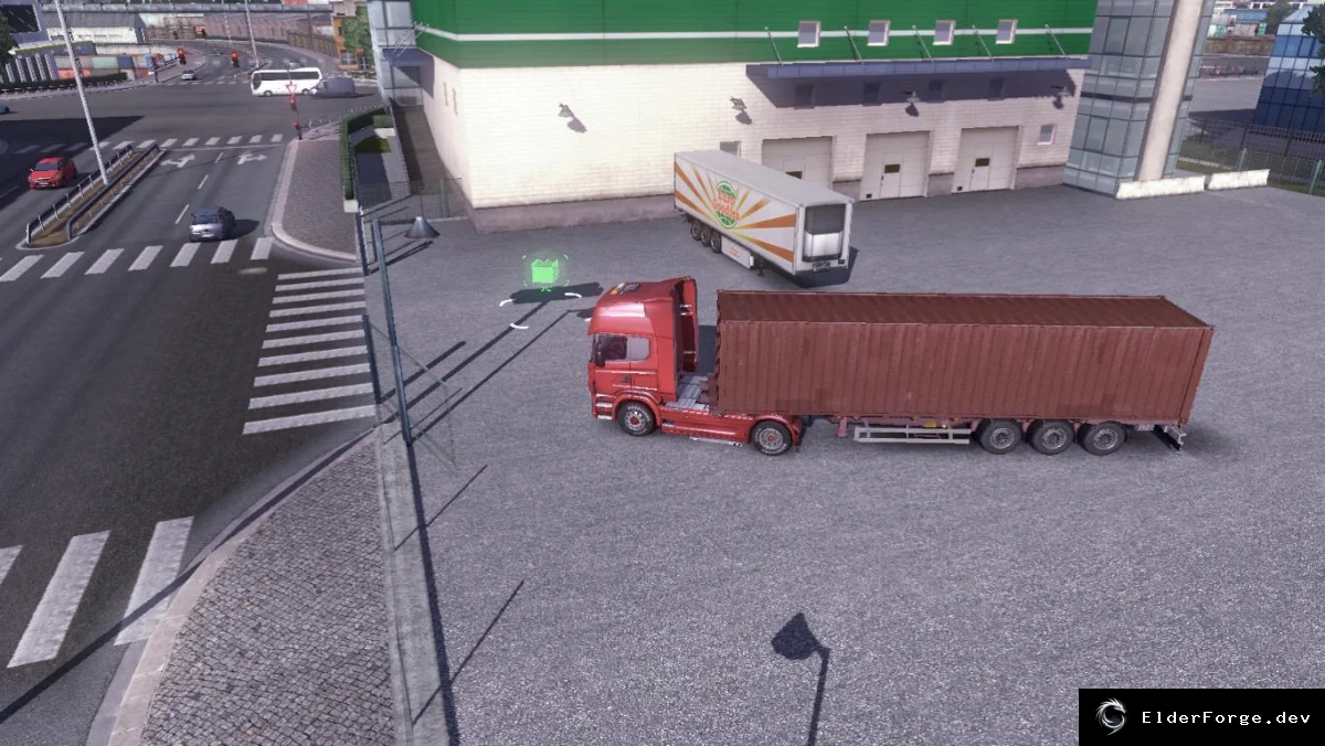 Обложка мода: Standalone Container Trailer для Euro Truck Simulator 2 (ETS2)