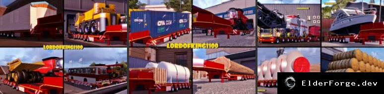 Обложка мода: Standole Trailer Pack для Euro Truck Simulator 2 – 20 новых прицепов