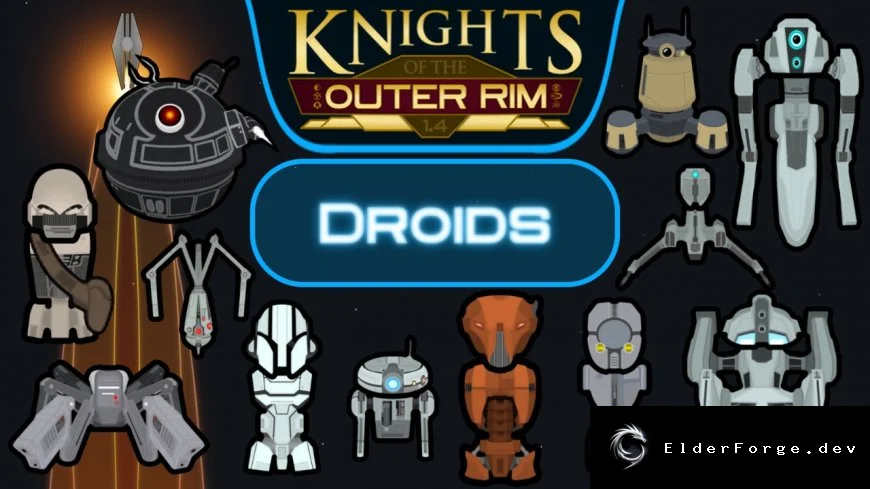Star Wars KotOR Droids – 22 уникальных дроида для RimWorld