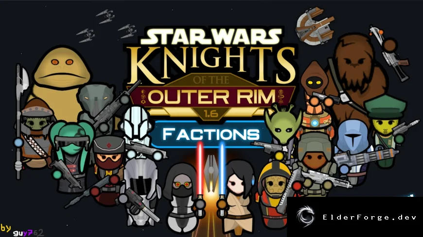 Star Wars KotOR Factions – 15 новых фракций, идеологий и стартовых сценариев для RimWorld