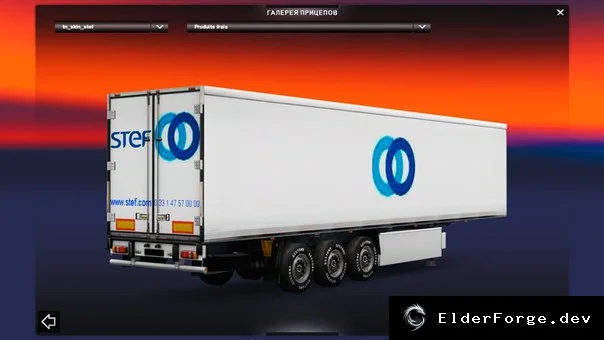 Обложка мода: Stef – автономный прицеп для Euro Truck Simulator 2