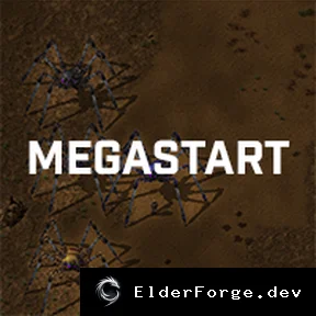 Обложка мода: StephsMegaStart – ускоренный старт в Factorio с улучшенной броней и спайдертрон