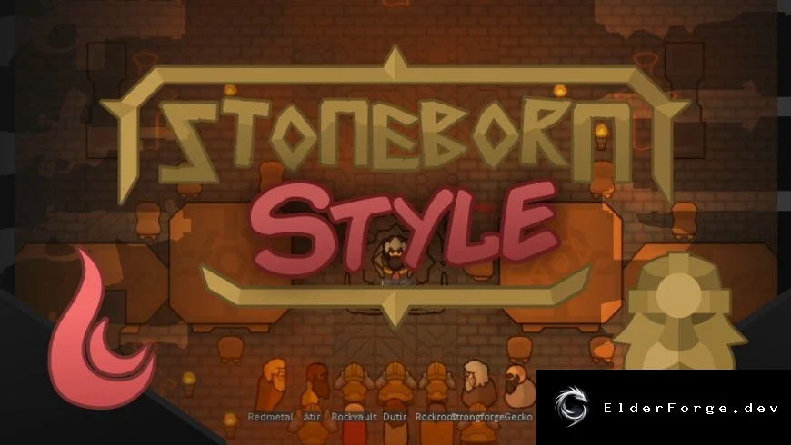 Stoneborn Dwarven Style Pack – уникальные гномьи стили для RimWorld