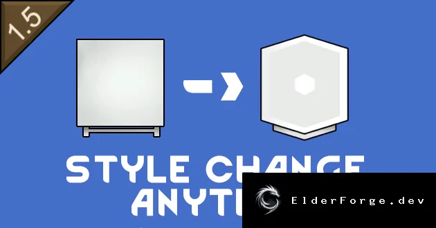 Обложка мода: Style Change Anytime – гибкая настройка стилей построек в RimWorld