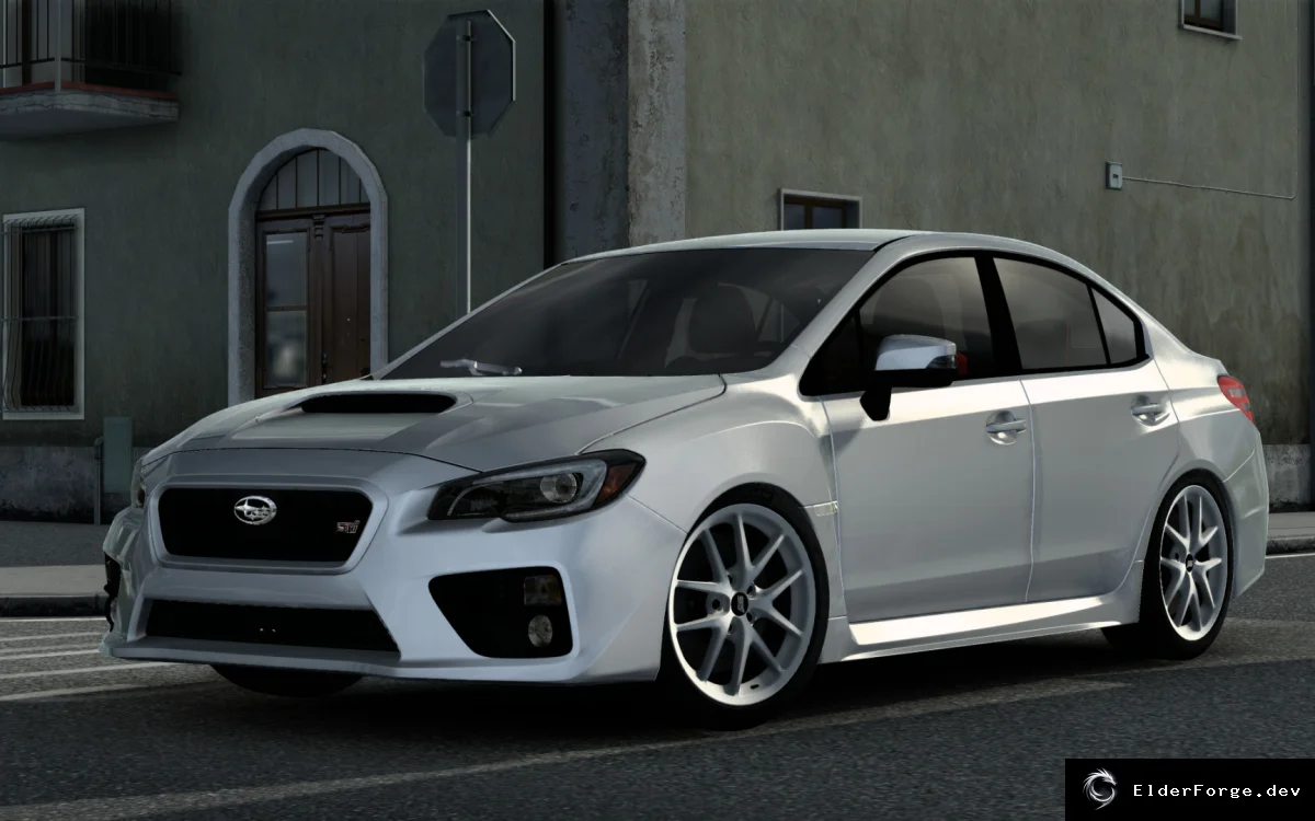 Обложка мода: Subaru Impreza WRX STI 2017 для Euro Truck Simulator 2 – новый автопарк