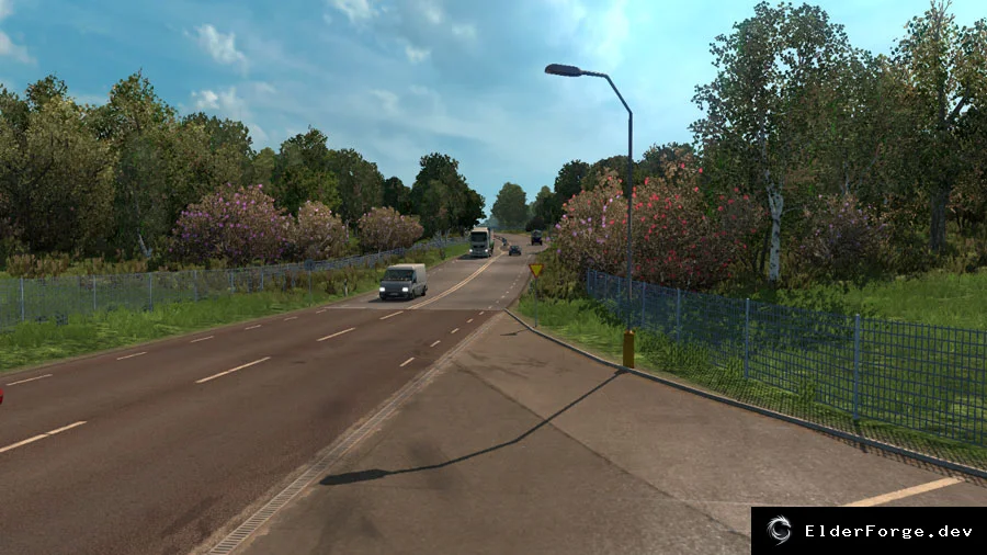 Обложка мода: Summer Environment v2.1 – улучшенная летняя погода для Euro Truck Simulator 2