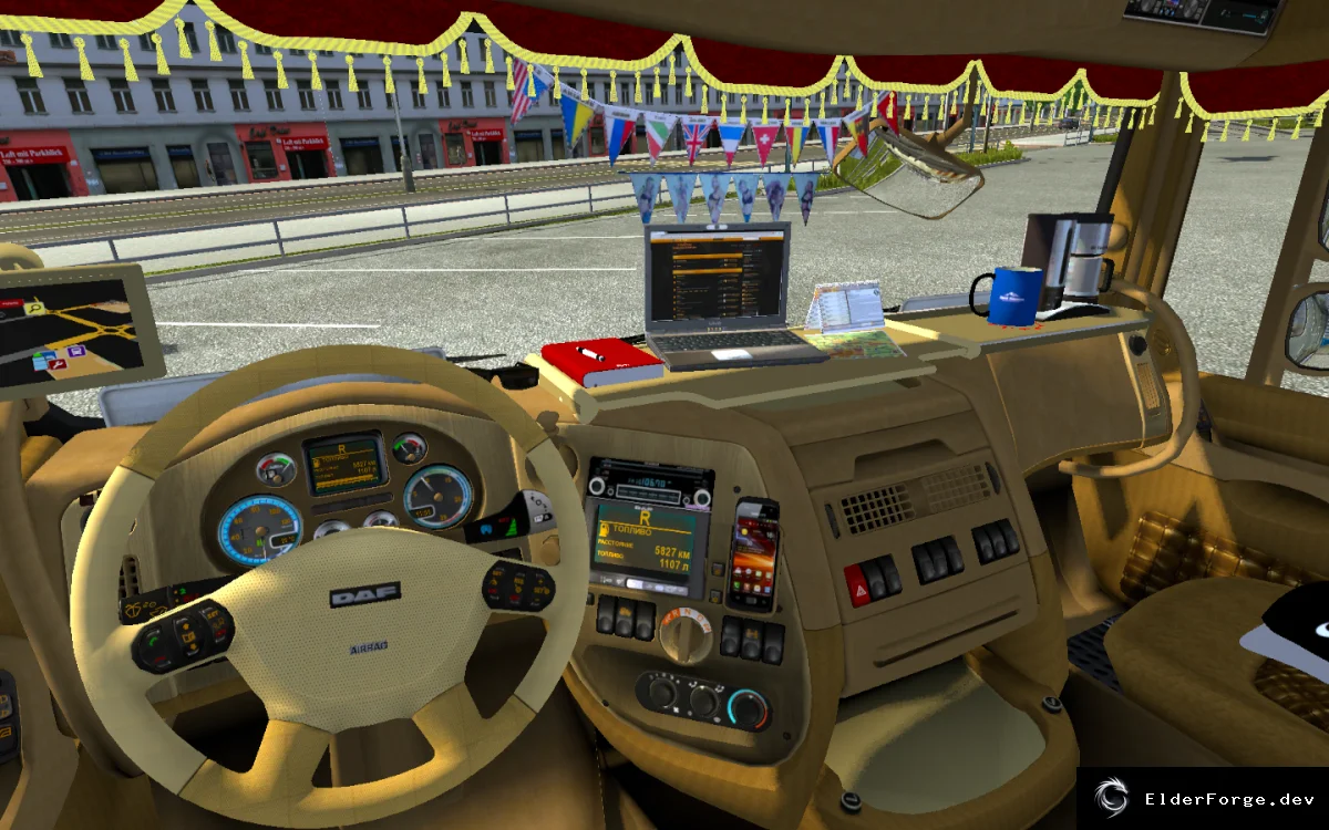 Обложка мода: Super Salon DAF – новый грузовик для Euro Truck Simulator 2