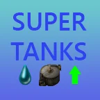 Обложка мода: SuperTanks – крупные резервуары для Factorio 1.1