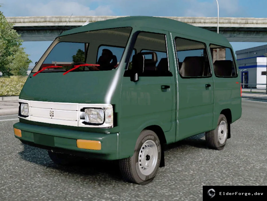 Обложка мода: Suzuki Carry – новый легковой фургон в Euro Truck Simulator 2