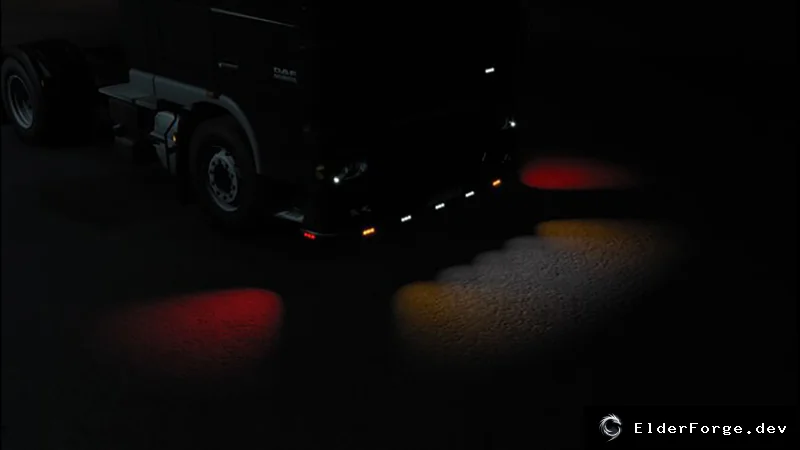 Обложка мода: Светодиодные габаритные огни для грузовиков в Euro Truck Simulator 2