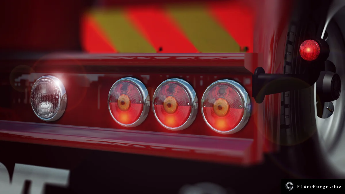 Обложка мода: Светотехника для грузовиков в Euro Truck Simulator 2 – 7 вариантов (ETS2 1.46)