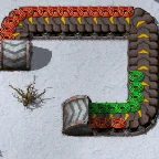 Обложка мода: Связанные ремни – ограниченная вилка для Factorio