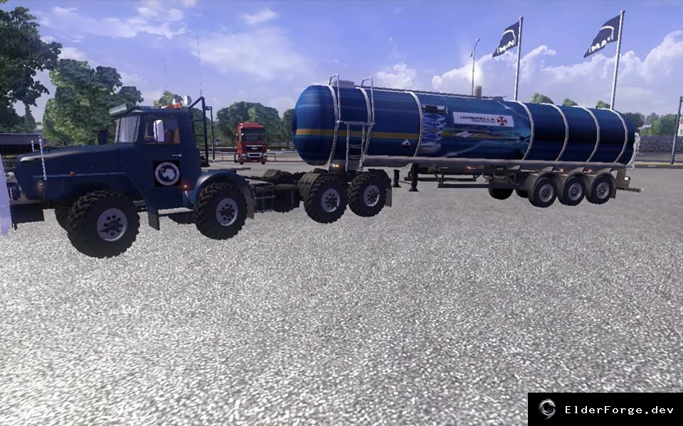 Обложка мода: T Virus Tank Trailer – новый прицеп‑танк для Euro Truck Simulator 2