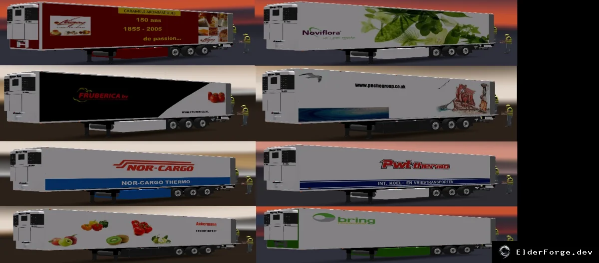 Обложка мода: Термо‑Кинг – рефрижераторный прицеп CoolLiner для Euro Truck Simulator 2