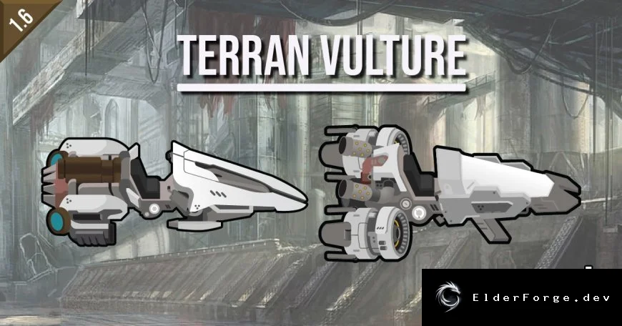 Terran Vulture – быстрый разведчик из StarCraft для RimWorld