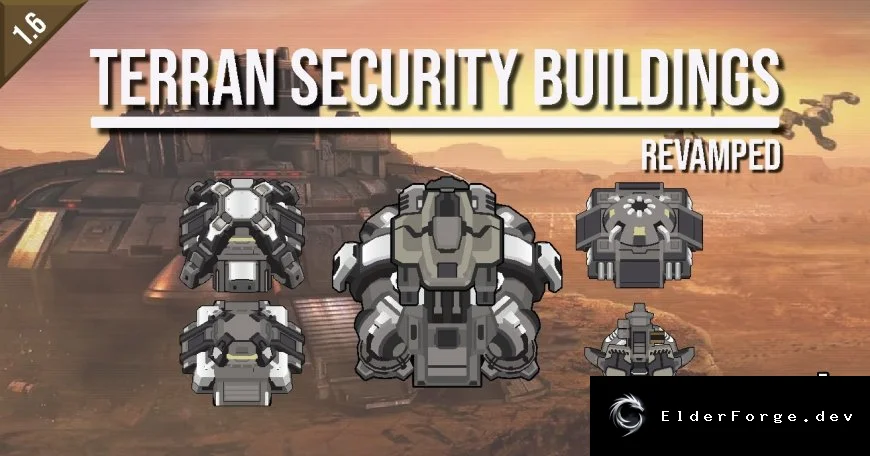Terran's Security Buildings Revamped – новые бункеры и улучшенные материалы для RimWorld