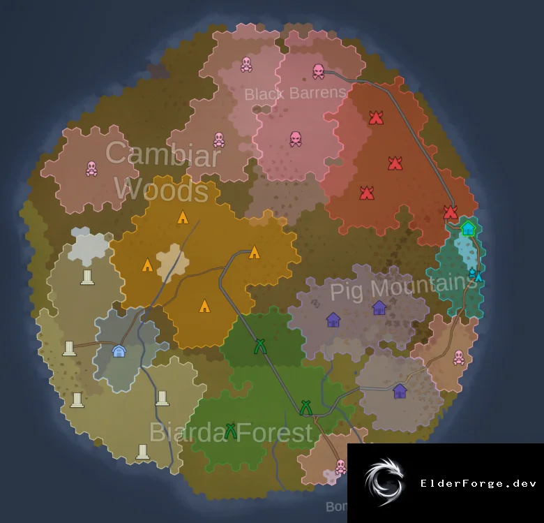 Территории фракций и вассалитет в RimWorld – визуализация и контроль