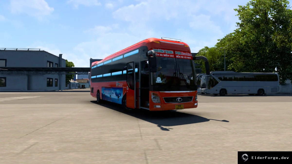 Обложка мода: Thaco Mobihome – вьетнамский автобус для Euro Truck Simulator 2
