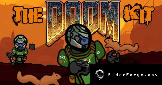 The DOOM Kit – классический набор оружия и брони из Doom 4 для RimWorld