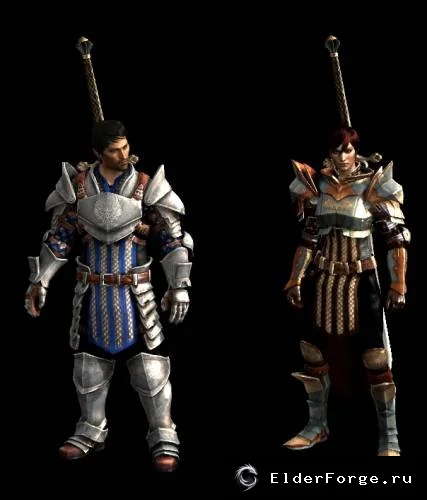 Обложка мода: Тяжёлая броня Уордена для Dragon Age 2 — улучшенный набор брони