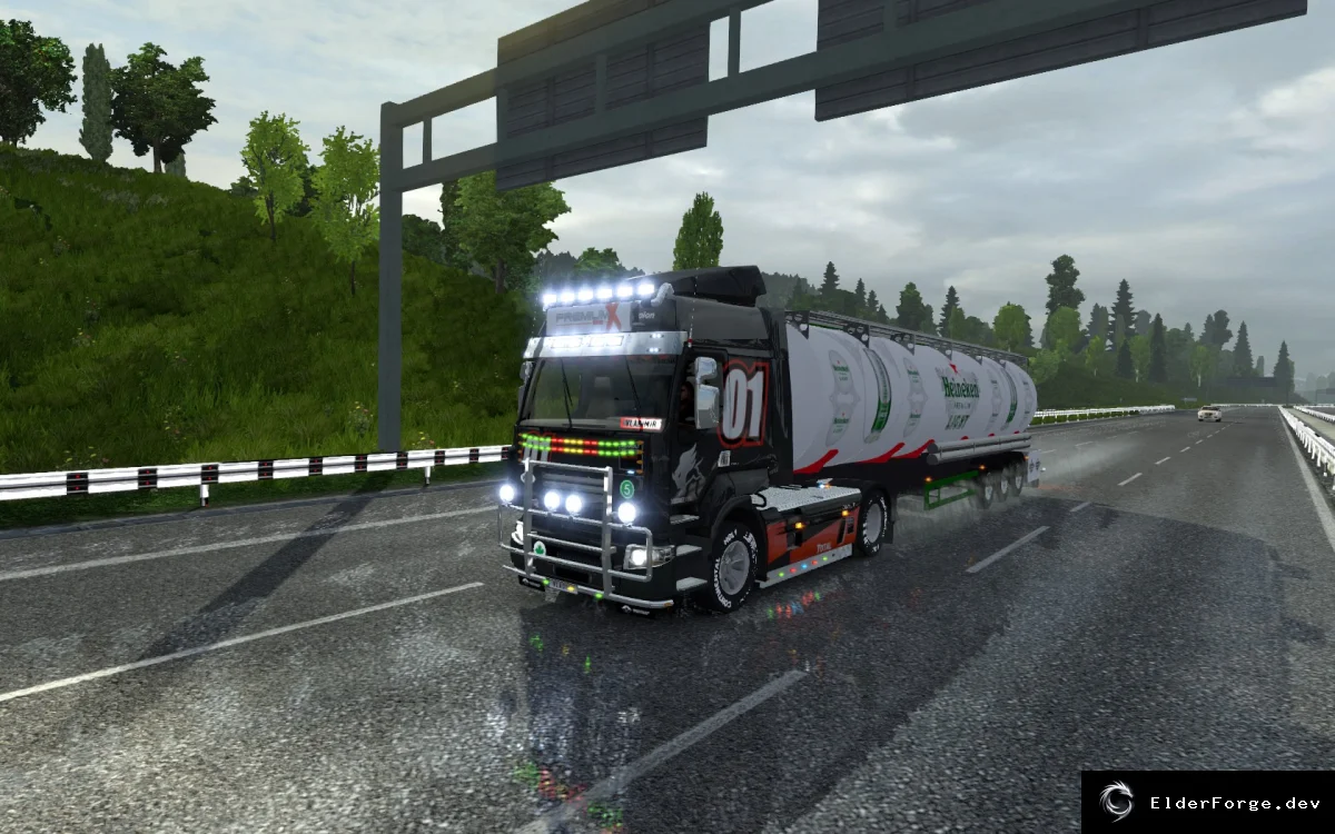 Обложка мода: Тюнинг Renault Premium для Euro Truck Simulator 2 – новые внешние и интерьерные детали