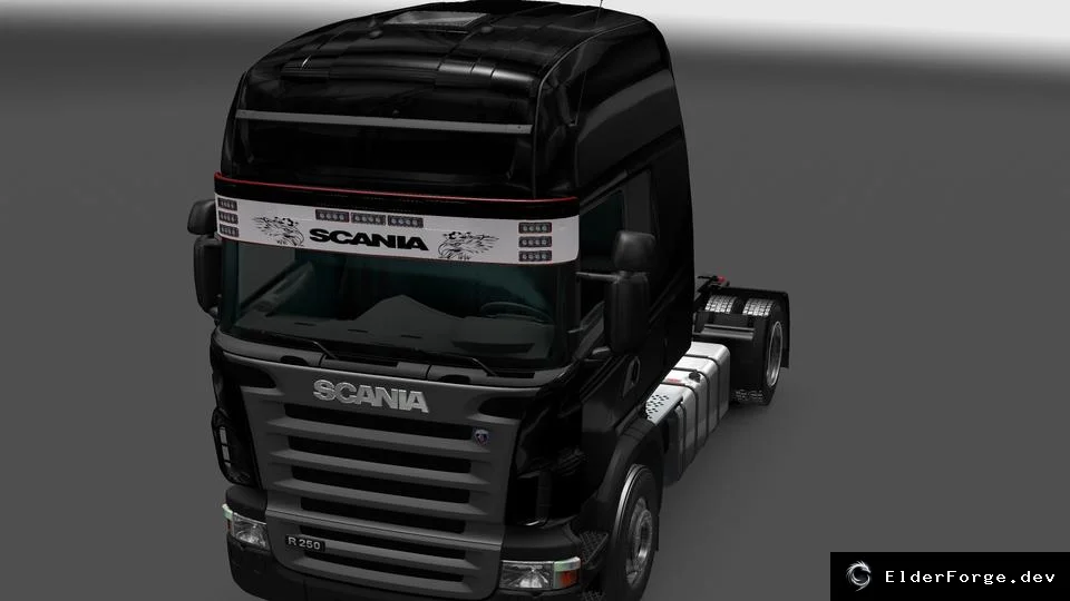 Обложка мода: Тюнинг Scania RGL &amp; T/RJL для Euro Truck Simulator 2 – Necromancy v4.1
