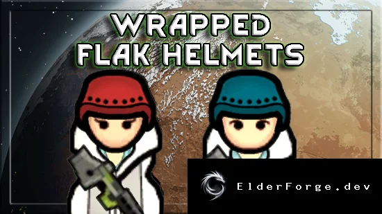 Тканевые и кожаные шлемы для RimWorld – Wrapped Flak Helmets