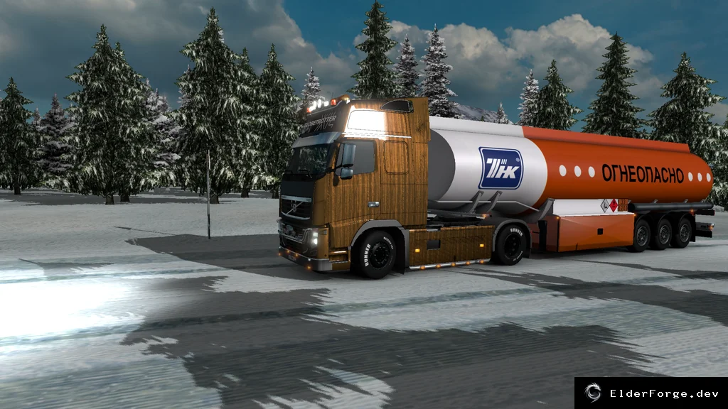 Обложка мода: Топливная цистерна ТНК для Euro Truck Simulator 2 – замена дефолтной